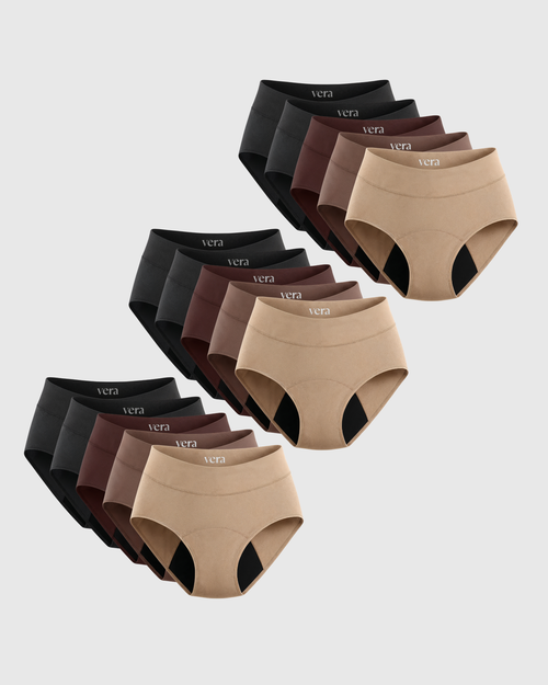Vera's Signature Leakproof Underwear (15-Pack)