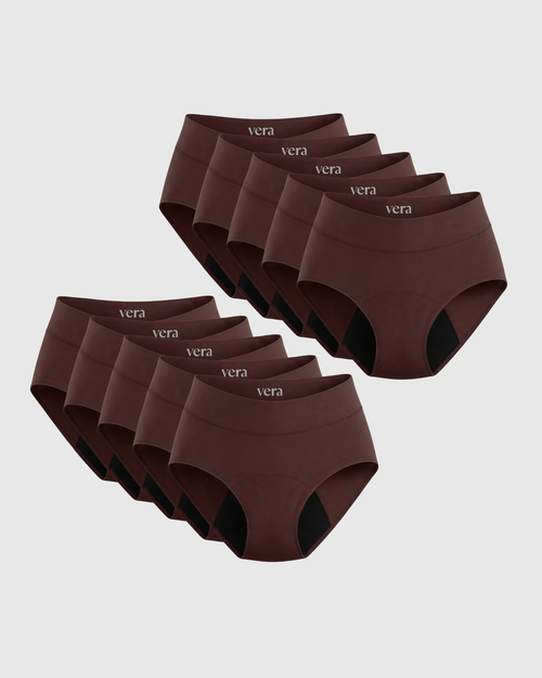 Vera's Signature Leakproof Underwear (10-Pack)