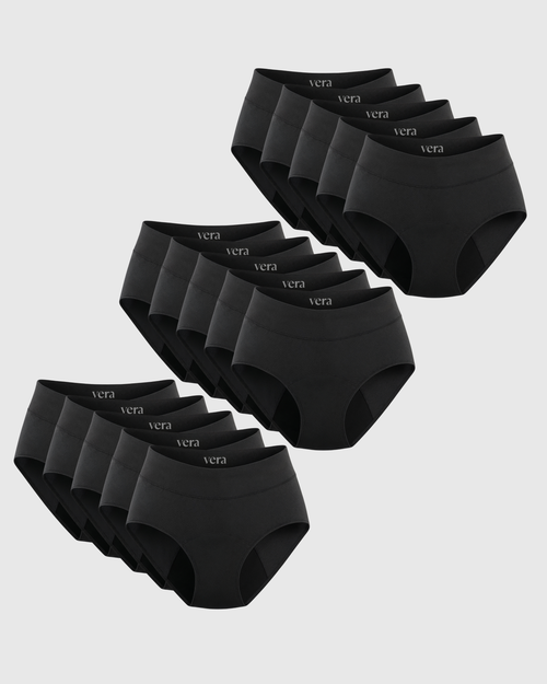 Vera's Signature Leakproof Underwear (15-Pack)