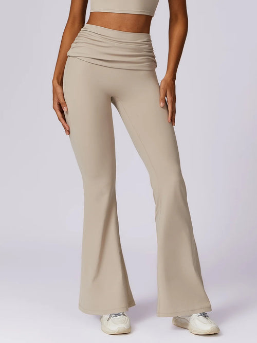 elegance flare pilates pants – high-waist sculpt fit